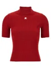 Courrèges Courreges 'reedition' Sweater In Red