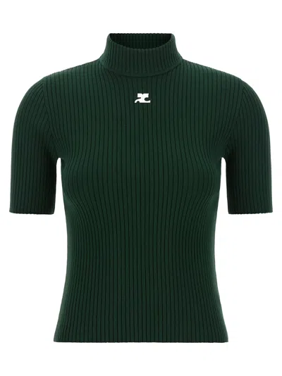 Courrèges Courreges 'reedition' Sweater In Green