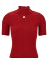 Courrèges Courreges 'reedition' Sweater In Red