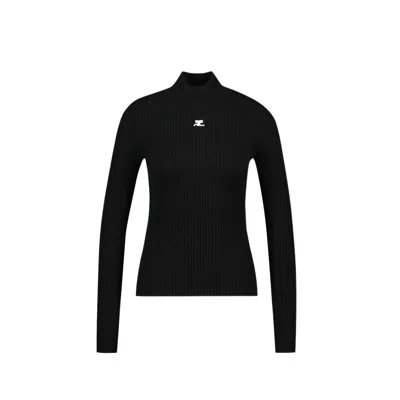 COURRÈGES COURRÈGES REEDITION T-SHIRT - COTTON - BLACK