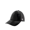 COURRÈGES RÉEDITION VINYL CAP - COTTON - BLACK