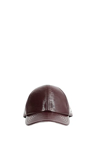 Courrèges Reedition Vinyl Cap In Brown