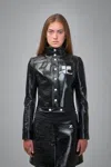 Courrèges Courreges Women Reedition Vinyl Jacket In Black