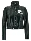 Courrèges Blazer - Verde In Black