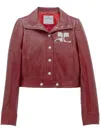 Courrèges Courreges Women Red Vinyl Jacket In Red