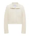 Courrèges Long-sleeved Casual Jacket In White