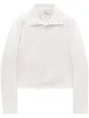 Courrèges Reedition Vinyl Jacket In White