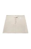 Courrèges Logo-patch A-line Mini Skirt