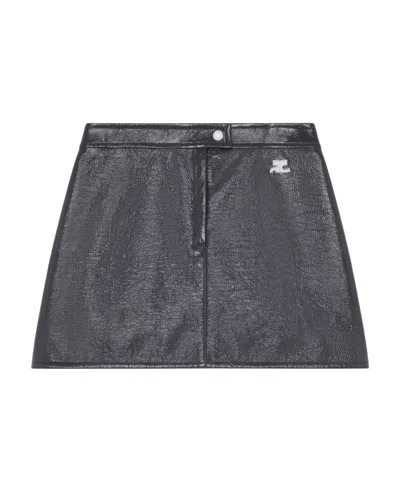 COURRÈGES COURRÈGES VINYL MINI SKIRT