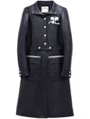 Courrèges Reedition Vinyl Trenchcoat In Blue