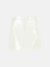 Courrèges 'reedition' White Polyester Blend Miniskirt In White