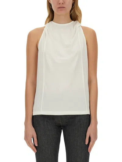 Courrèges Courreges Regular Fit Logo Top In Pattern
