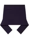 Courrèges Reversed Belt Mini Skirt In ブラック