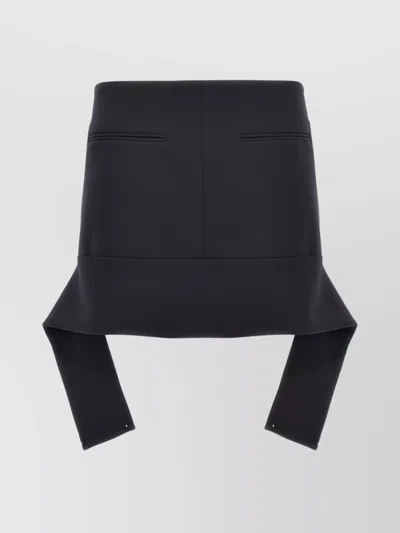 COURRÈGES REVERSED BELT MINI SKIRT