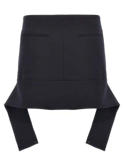 COURRÈGES COURRÈGES 'REVERSED BELT MINI' SKIRT
