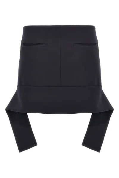 COURRÈGES COURREGES 'REVERSED BELT MINI' SKIRT