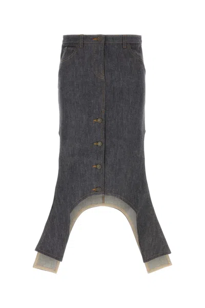 COURRÈGES COURREGES DENIM SKIRT
