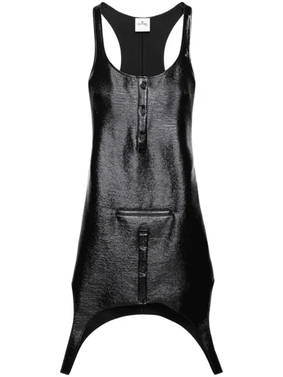 Courrèges Reversed Dress In Black