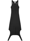 Courrèges Reversed Dress In Black