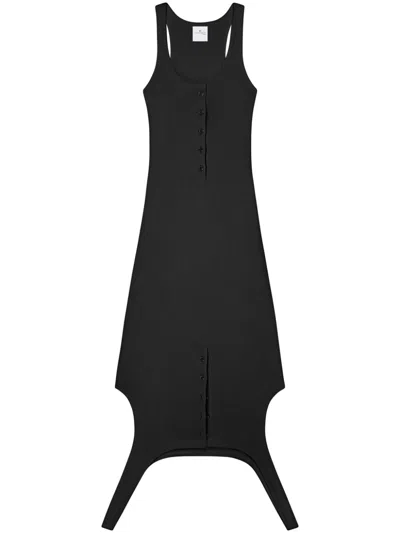 Courrèges Reversed Dress In Black