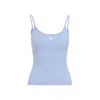 Courrèges Courreges Rib Knit Tank Top Women In Blue