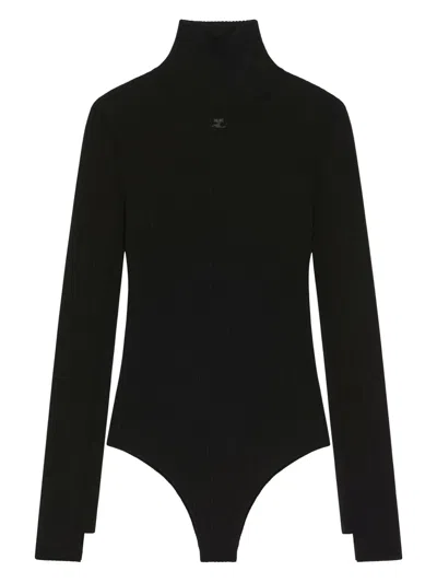 COURRÈGES RIBBED BODYSUIT
