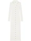 Courrèges Ribbed Dress In White