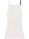 COURRÈGES RIBBED DRESS WITH BUCKLE