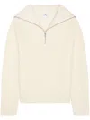 Courrèges Sweater With Logo In Nude