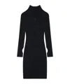 Courrèges Courreges Short Ribbed Dress In Black