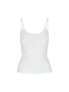 COURRÈGES RIBBED LOGO TOP