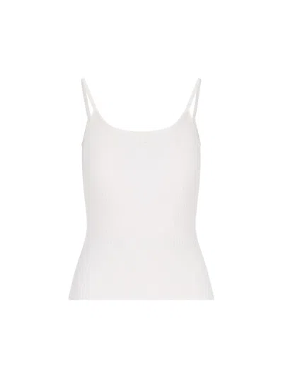 COURRÈGES RIBBED LOGO TOP 