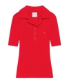 Courrèges Ribbed Polo Top