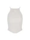 COURRÈGES RIBBED TANK TOP
