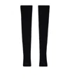 Courrèges Ribbed Wool Mittens