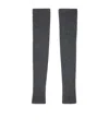 Courrèges Ribbed Wool Mittens
