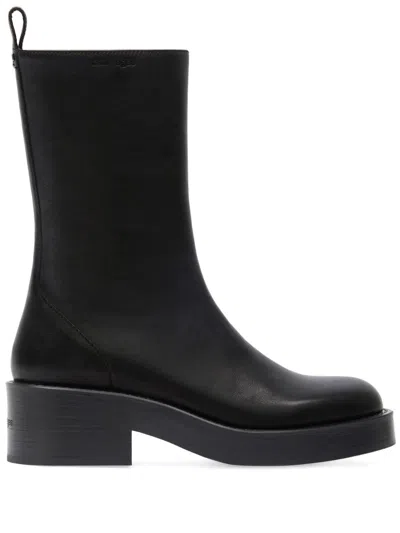 COURRÈGES RIDER LEATHER BOOTS