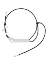 Courrèges Rope Choker In Silver