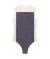 Courrèges Round-collar Sleeveless Jumpsuit In Gray