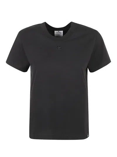 COURRÈGES ROUND NECK T-SHIRT