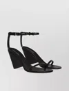 Courrèges Round Toe Strappy Sandals With Wedge Heel