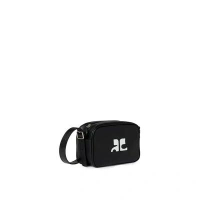 Courrèges Sac À Bandoulière Camera Réédition In Black