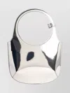 Courrèges Sac En Cuir Argenté Holy Mirror