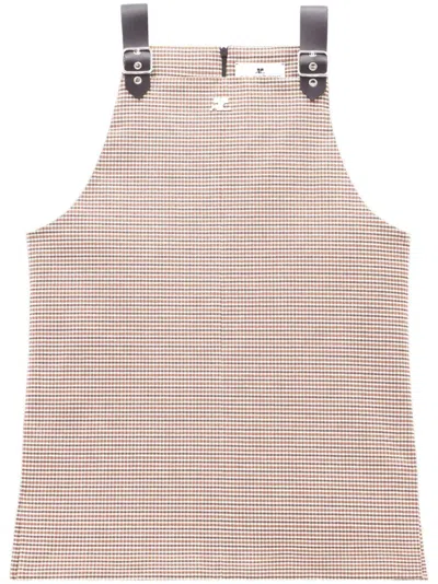 Courrèges Sailor-buckle Tank Top In 褐色
