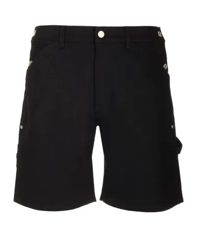 COURRÈGES COURRÈGES LOGO EMBROIDERED BERMUDA SHORTS