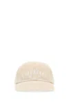 Courrèges Courreges Sand Cotton Baseball Cap