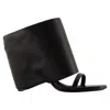 Courrèges Courregès Leather Sandals In Black