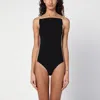 Courrèges Illusion Inset Satin Bodysuit