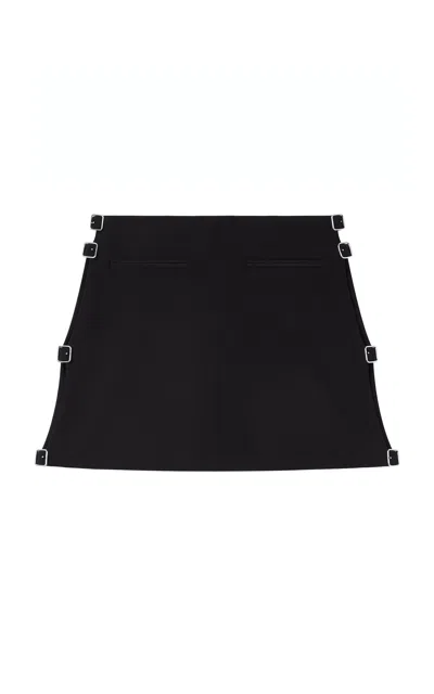COURRÈGES SANGLE WOOL MINI SKIRT