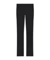 Courrèges Ankle Band Bootcut Trousers In Black